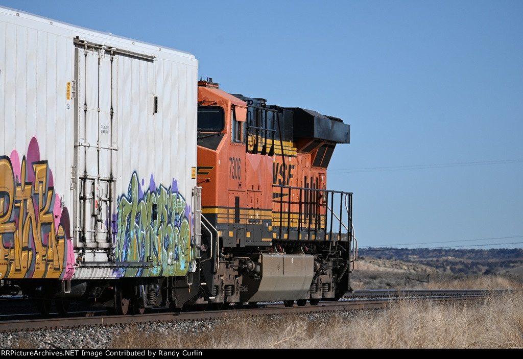 BNSF 7306 Rear DPU